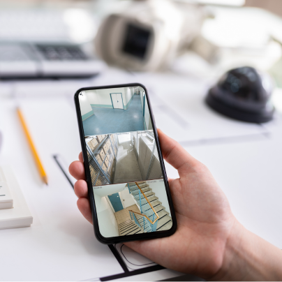 St. Louis security camera feed on cell phone